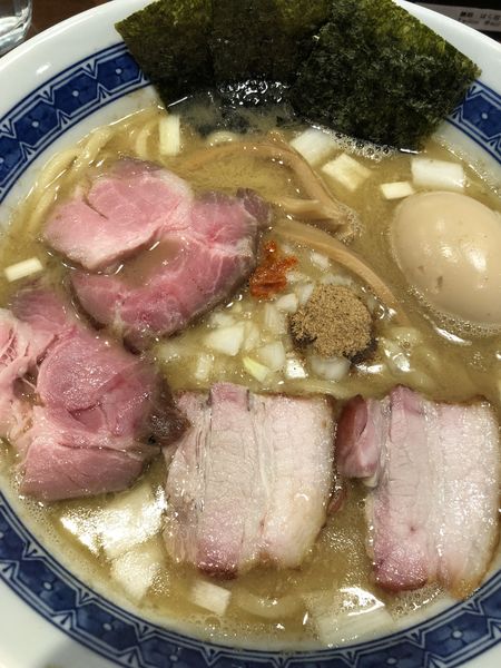 「特製濃厚豚骨魚介らーめん」@麺処 はら田の写真