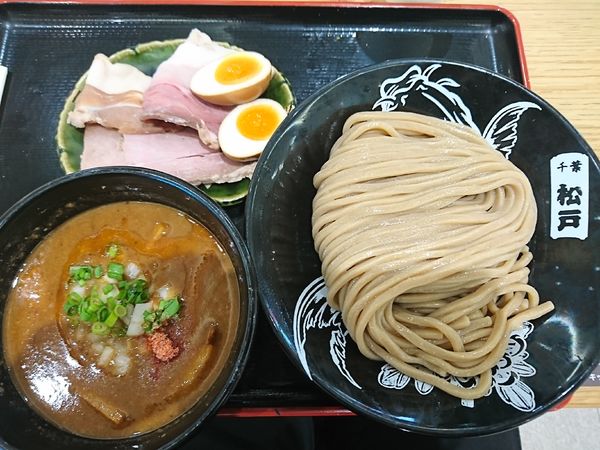 「甘えび濃厚特製全部入りつけ麺(1450円)」@松戸富田麺桜の写真