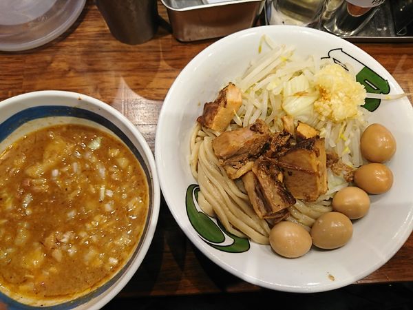 「つけ雷(ミニ)+うずら(1000円)」@雷 北松戸本店の写真