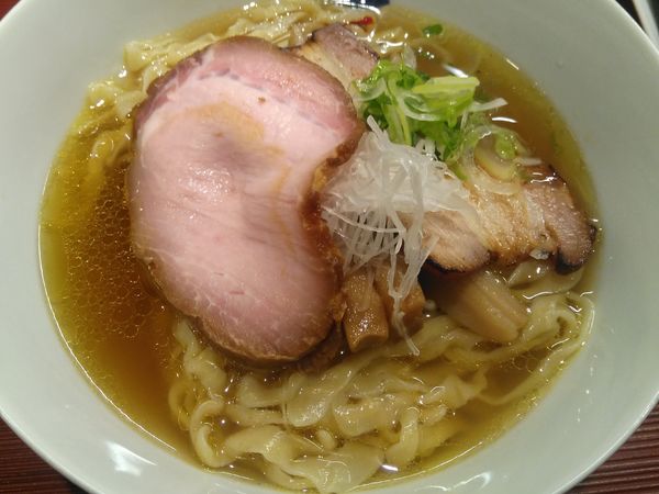 「塩（手揉み麺）¥850＋自家製ソースのカツ丼¥400」@麺 みつヰの写真