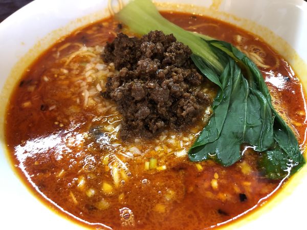 「自家製ラー油の絶品タンタン麺（花椒付き）」@中華食堂 幸楽の写真