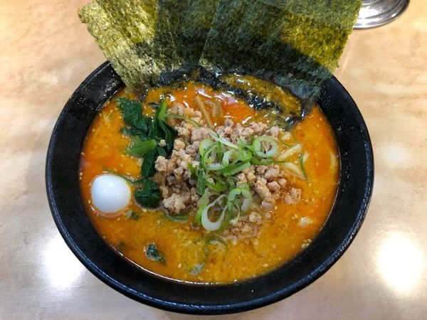 「トンタン麺　激辛　半ライス　800円」@ガキ大将 藤沢川名店の写真