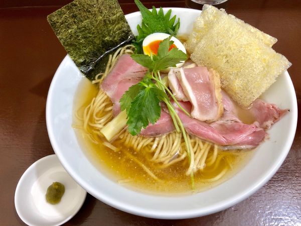 「上中華白醤油」@中華そば うお青の写真