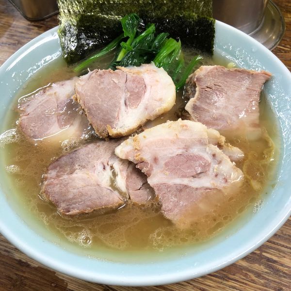 「チャーシューメンホウレンソウ」@まこと家の写真