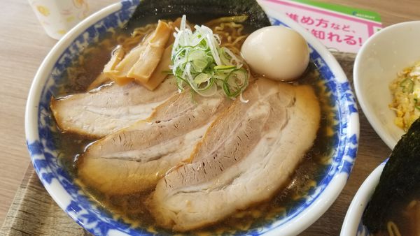 「特製煮干醤油ラーメン　大盛」@凌駕IDEA イオンモール松本店の写真