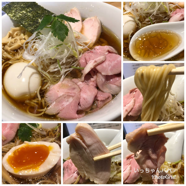 「鶏そば 醤油 780円 特製 250円」@麺屋 れんしんの写真