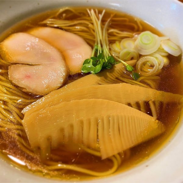 「朝ラーメン」@中華そばつけそば 千思萬考の写真