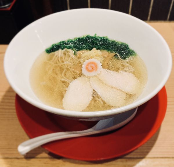 「生ノリと生姜の塩（麺固￥900）」@麺処若武者 ASAKUSA 〜FUKUSHIMA NOODLE STYLE〜の写真