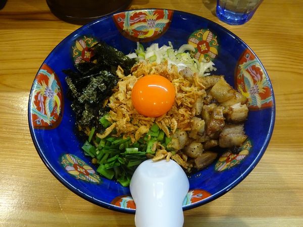 「手揉みまぜそば」@麺FACTORY JAWS 2ndの写真