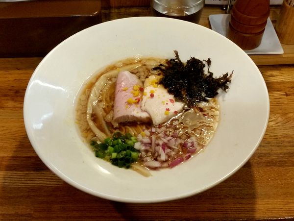 「柚子と背脂の鶏清湯(醤油)」@麺庵 小島流の写真