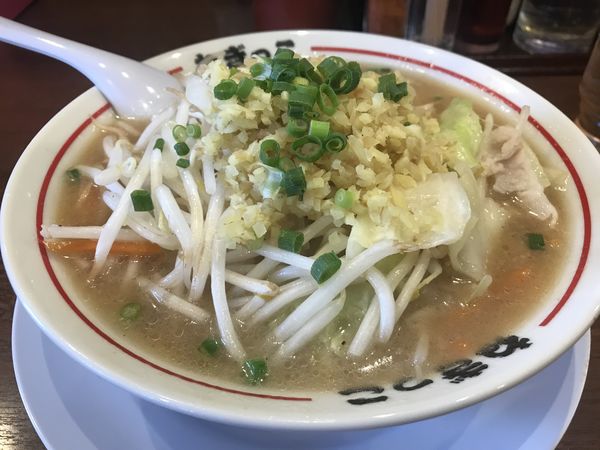 「しょうが野菜ラーメン 醤油」@ラーメンねぎっこ 富谷分店の写真