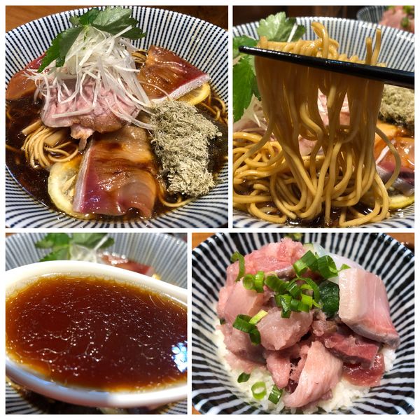 「【限定】寒鰤そば 950円 海鮮丼 450円」@寿製麺よしかわ 川越店の写真