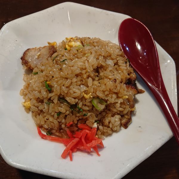 「半チャーハンセット1000円」@金澤みそらあめん秀の写真