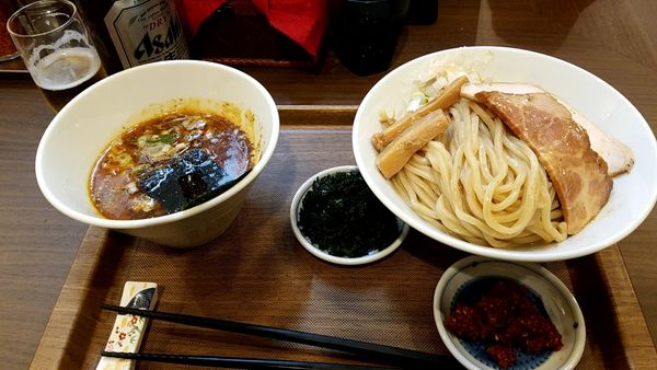 「辛つけ麺」@つけめん さなだの写真