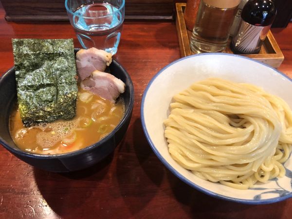 「つけ麺 中盛850円 チャーシュー150円」@つけ麺 石ばしの写真