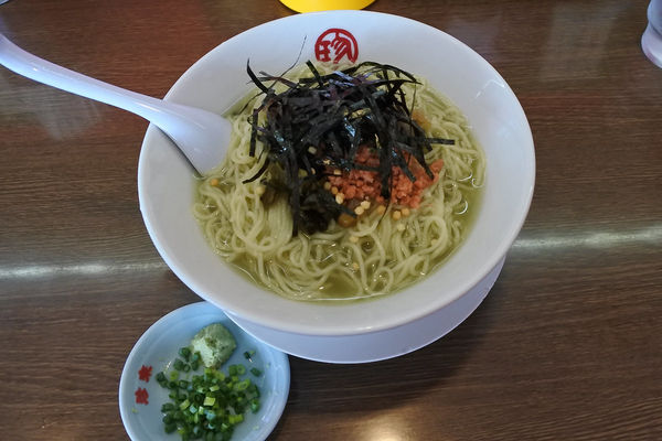 「【限定】冷しお茶漬けらーめん￥７３０」@珍來 石岡東光台の写真