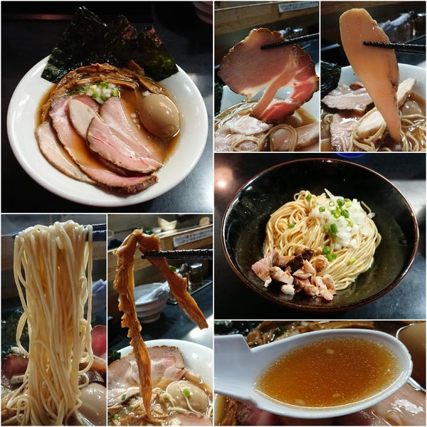 「特製そば＋和え玉(醤油)」@麺処 晴の写真