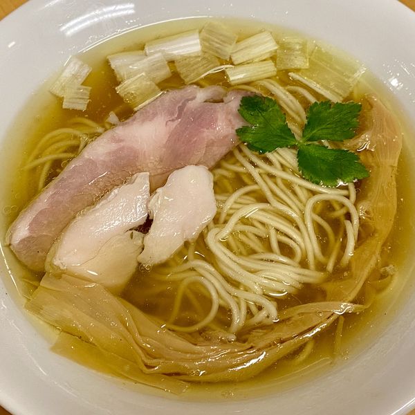 「上鶏そば（塩）」@中華蕎麦 龍馬の写真