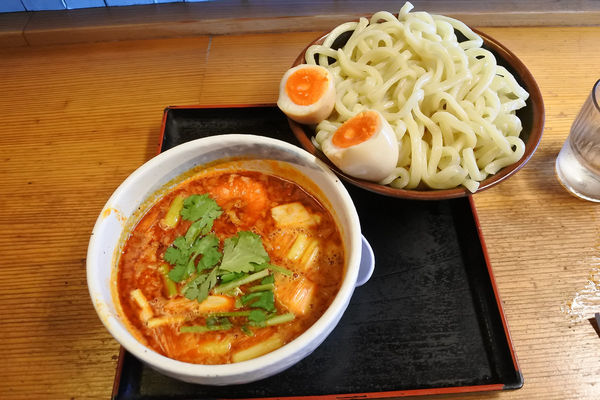 「【限定】トムヤムクンつけ麺￥８３０」@伏竜の写真