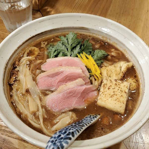 「赤味噌そば＋炊き込みご飯」@中華そば きなりの写真