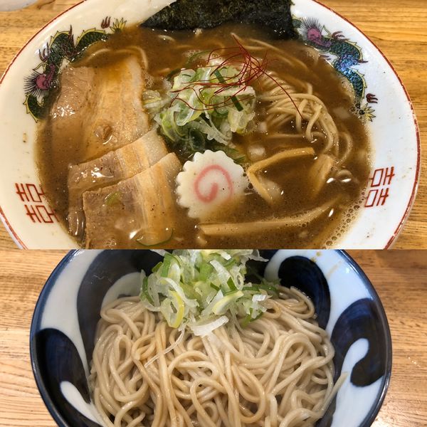 「中華そば・替え玉」@つけ麺 冨の写真