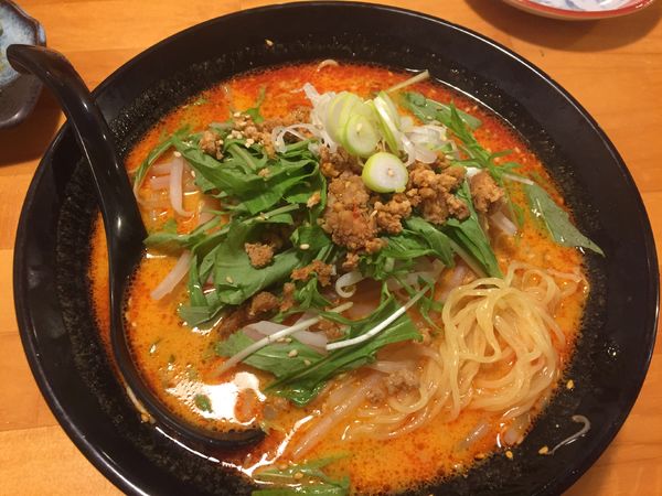 「タンタン麺¥590(+税)」@大衆食堂 築地屋の写真