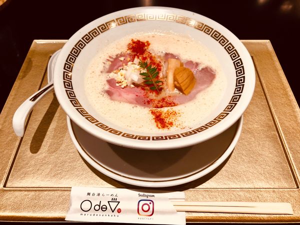 「ラーメン」@鯛白湯らーめん ○de▽の写真