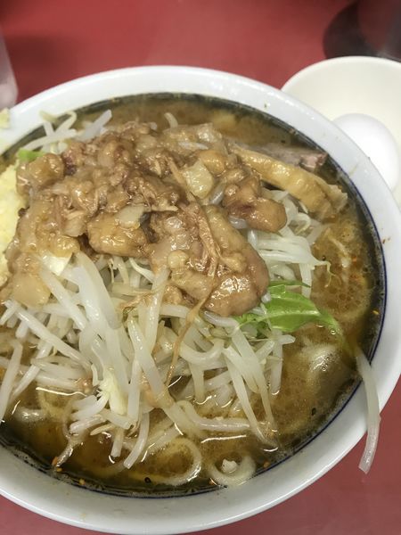 「小、ニンニク、アブラ、つけ味、生卵」@ラーメン二郎 桜台駅前店の写真