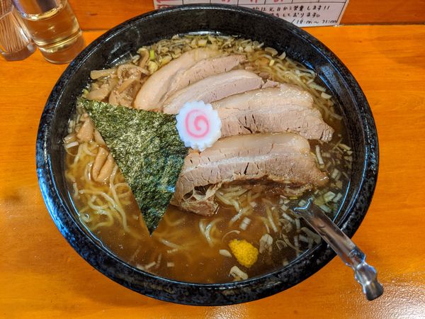 「チャーシュー麺+大盛」@中華そば はな田の写真