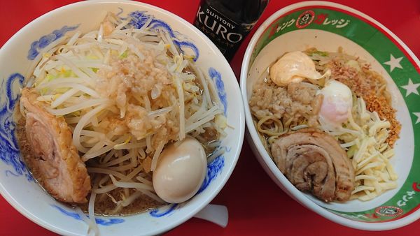 「味玉ラーメン ヤサイアブラ」@ジャンクガレッジ 北浦和店の写真