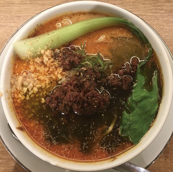 「アサヒスーパードライ → 山椒担担麺」@箸とレンゲの写真