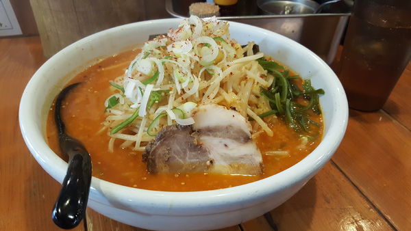 「赤辛3倍＋野菜」@ロッキー 大網店の写真