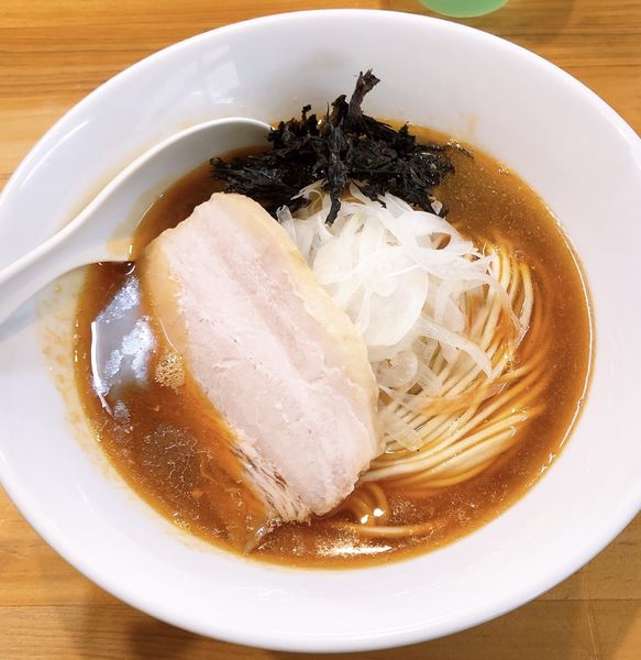 「辛味中華そば　850円」@煮干中華ソバ イチカワの写真