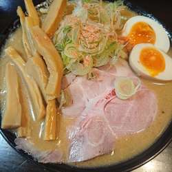 海老味噌ラーメン、メンマトッピング追加