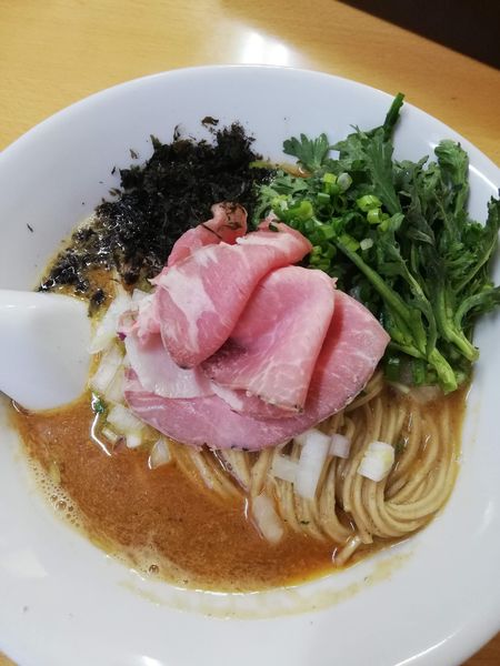 「濃い鮟肝煮干そば(限定)」@と多゛食堂の写真