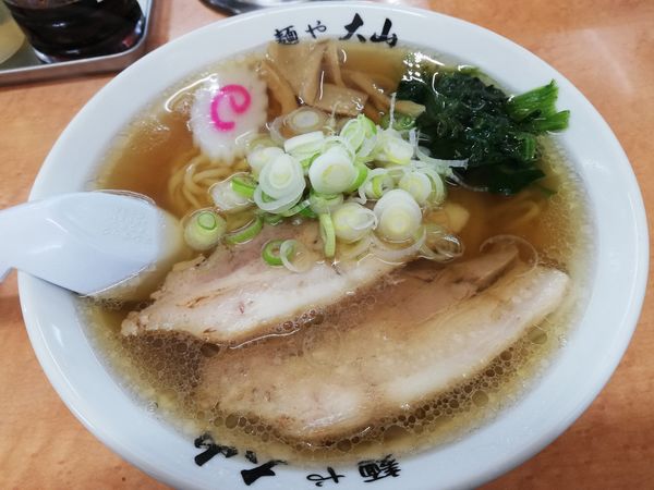 「らーめん」@青竹手打ちラーメン 麺や大山の写真