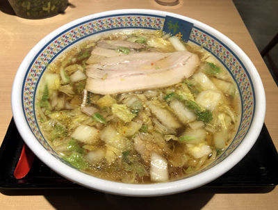 「おいしいラーメン（750円）」@どうとんぼり神座 有楽町店の写真