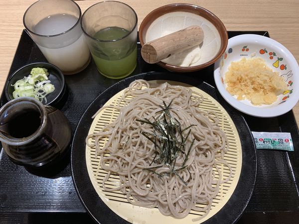 「とろろそば 450円」@松そば 清瀬店の写真