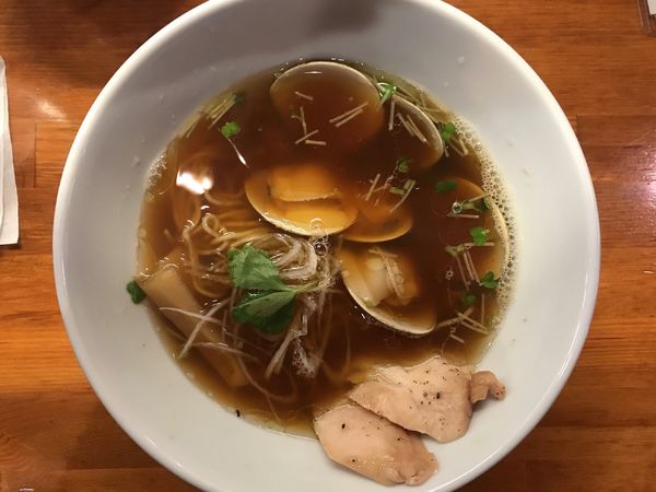 「蛤生醤油ラーメン」@醤油と貝と麺そして人と夢の写真