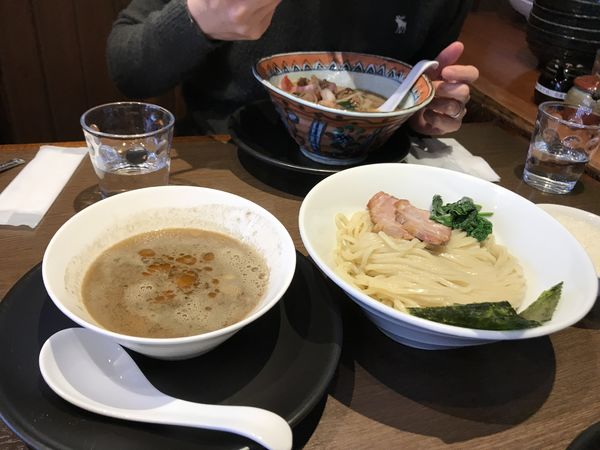 「濃厚煮干つけ麺」@麺創 なな家の写真