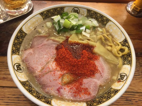 「すごい煮干しラーメン(5辛)¥950(年末年始価格)」@ラーメン凪 大宮店の写真