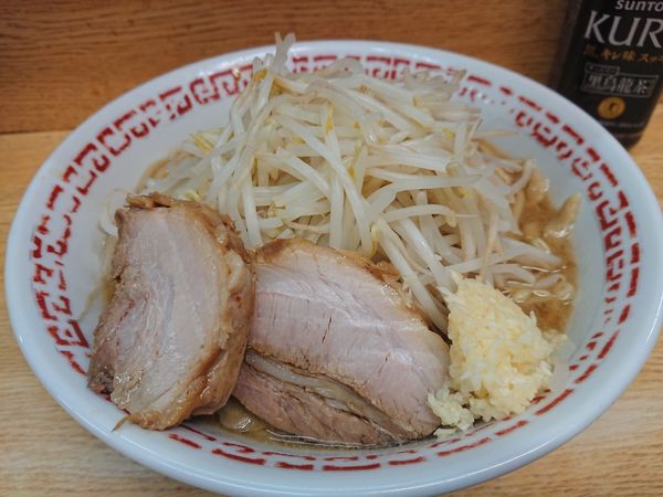 「お正月ラーメン800円(ニンニク)」@ラーメン二郎 環七新新代田店の写真