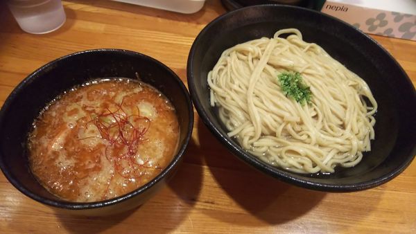 「海老味噌　つけそば」@麺屋 ひな多の写真