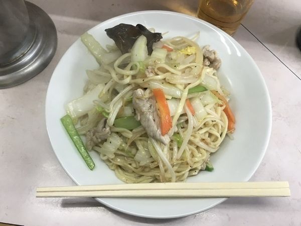 「汁無し麺 ¥630」@岐阜屋の写真