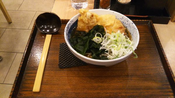 「【店舗限定】鶏竜田そば」@しぶそば 池袋店の写真