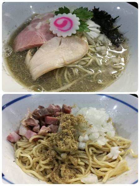 「煮干しそば＋和え玉」@中華そば いづるの写真