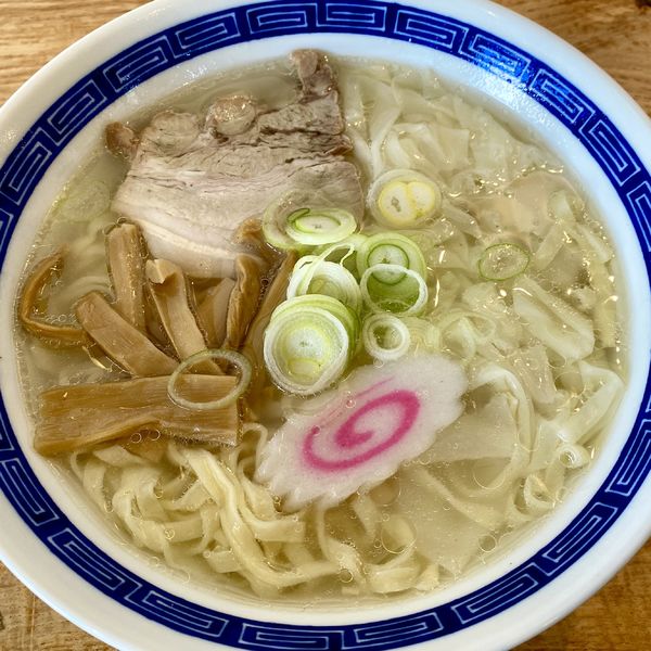 「手打ちワンタンメン（塩）」@恵比寿の写真