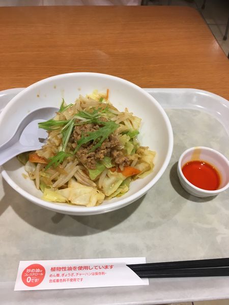 「まぜ辛めん（550円）」@長崎ちゃんぽん リンガーハット イオンモール高崎店の写真