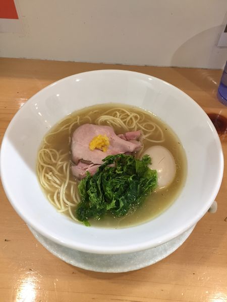 「【限定】鯛の潮そば+味玉」@麺屋BISQの写真