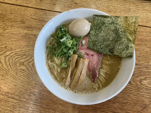 「BiSHのアイナジエンド食べた鶏白湯魚介らーめん」@RAMEN 一麺托生の写真